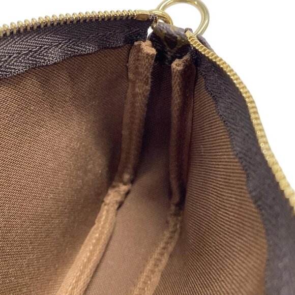 Auth LOUIS VUITTON Mini Pochette Accessoires M58009 Monogram DU0130 Handbag - Picture 12 of 14